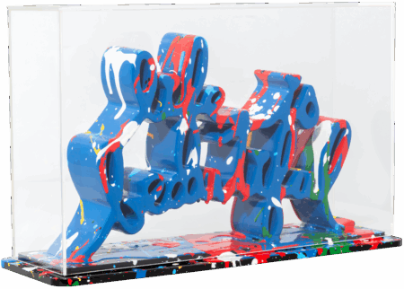Life Is Beautiful - Dipped Dark Blue Splash
