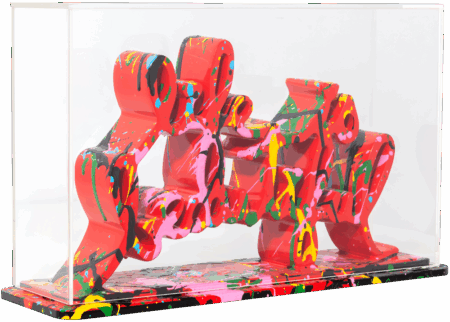 Life Is Beautiful - Dipped Red Splash