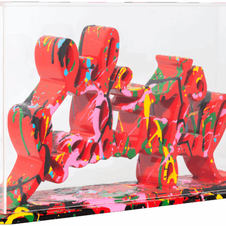 Life Is Beautiful - Dipped Red Splash