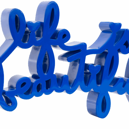 Life Is Beautiful - Royal Blue Large