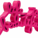 Life Is Beautiful - Neon Pink Large