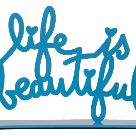Life Is Beautiful - Blue Small