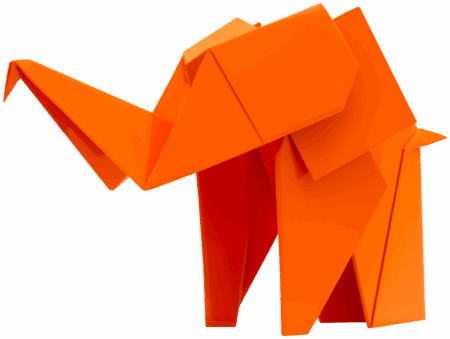 Imagiro Elephant Orange