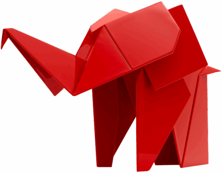 Imagiro Elephant Red